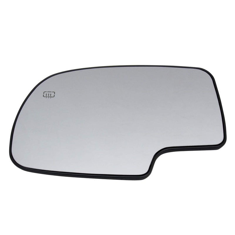 Rugged TUFF Driver Side Mirror Glass Assembly With Backing Plate Heated Compatible with Chevy Chevrolet Avalanche Silverado Suburban Tahoe, GMC Sierra Yukon XL, Cadillac Escalade (2000-2006) - Image 1